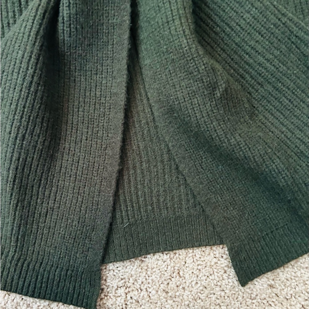 NWOT Karen Kane Olive Draped Open-Front Cardigan, Size Large - Picture 11 of 16